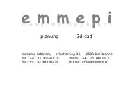 Emmepi Fabbroni - Planung 3d-Cad
