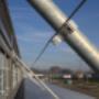 Absturzsicherung mit Seilsystem und Laufsteg