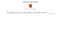 Fondation Hommes de Parole