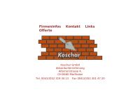 Bauunternehmen Koschar GmbH