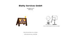 Website von Blatty Services GmbH