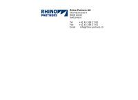 Website von Rhino Partners AG