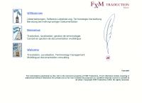 Website von Fxm Traduction S. à r. L.