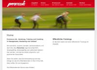 Website von Promouve AG