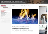 Website von Keller Unterhalt & Brandschutz
