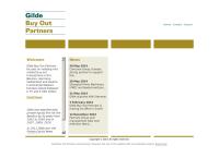 Website von Gilde Buy Out Partners AG