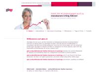 Website von GBW GmbH