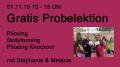 GRATIS Probelektion Piloxing®, Knockout und Bodyforming mit Melanie und Stephanie