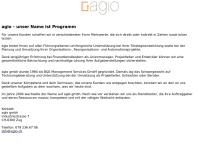 Website von AGIO GmbH
