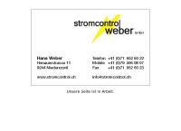 Stromcontrol Weber GmbH