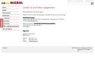 Website von Stazione Migrol
