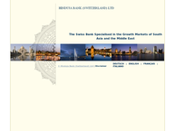Website von Hinduja Bank (Schweiz) AG