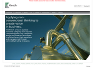 Website von Klesch & Company SA