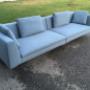 Sofa B&B Italia Modell Charles, neu beziehen in Stoff Remix 2 von Kvadrat