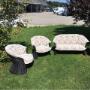 Schütz Rattan Lounge Polster Erneuerung und neu beziehen,