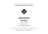 Hermann A. Dreyer Landschaftsarchitektur
