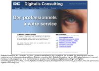Website von Digitalis Consulting Sàrl