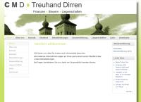 Website von CMD - Treuhand Dirren