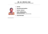Dr.iur. Ulrich E. Gut, Geschäftsführung, Beratung, Öffentlichkeitsarbeit