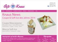 Website von Café Knaus AG