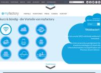 Website von myfactory Global Distributor SA