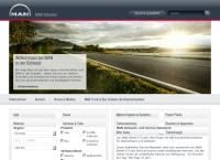 Website von MAN Truck & Bus Schweiz AG
