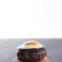 Crostini Kobe Beef Quail Egg