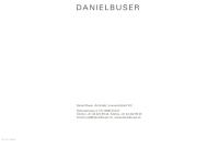 Daniel Buser Architekt, Innenarchitekt
