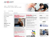 Website von Schweizerischer Gewerbeverband sgv/usam