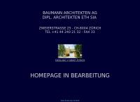 Baumann Architekten AG Architekten ETH SIA