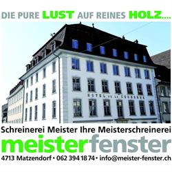 Meister Fenster AG dein Partner für Holzfenster und Holz/Metallenster in der Region Solothurn