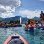 Flossbauen an den schönsten Seen der Schweiz das Top-Teamerlebnis
