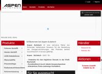 Website von Aspen Autotech