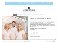 Website von Augenarzt Wettingen \"augenpraxis Centerpassage\"
