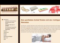 Website von Matratzen-Galerie