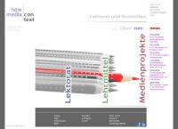 Website von New Media Context