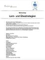 Workshop "Lern- und Übestrategien" für die Leiter des Tambourenverein Lenzburg