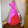 Kleid satin duchesse / Tulle.