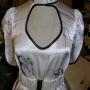 Seidenbluse handbemalt