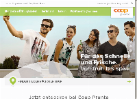 Website von Coop pronto