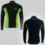 Velo-langarm-Trikot-Thermo-Radjacke-Functional-Grü