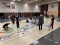 Domino als Auflockerung beim Seminar
