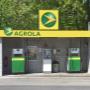 AGROLA Tankstelle in Sigriswil  überdacht mit Zahlterminal und Tanksäulen