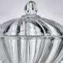 Elegante Jardiniere aus Glas