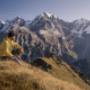 A Beautiful autumn hike above Mürren