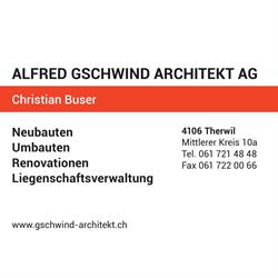 Gschwind Alfred Architekt AG