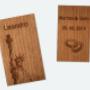 Holzschilder mit individueller Gravur