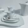 Exklusives Kaffeeservice mit Platinrand