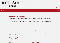 Website von Aparthotel Adler Luzern