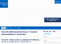 Website von 24h Schlüsseldienst Winterthur